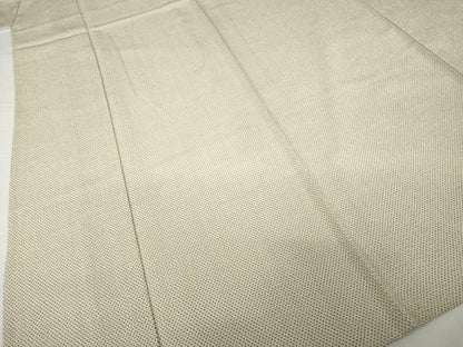 平和屋着物▽本塩沢 単衣 蚊絣 正絹 逸品 AABG7622ck