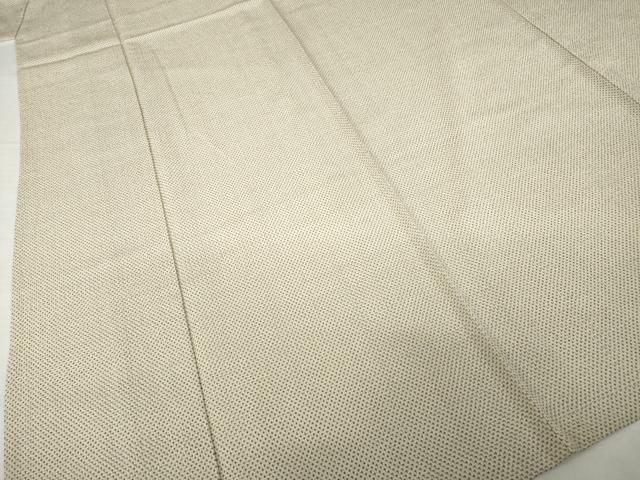 平和屋着物▽本塩沢 単衣 蚊絣 正絹 逸品 AABG7622ck