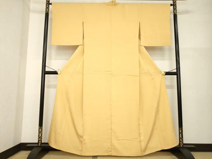 平和屋着物▽お召 単衣 霞文 正絹 逸品 AABG7644ck
