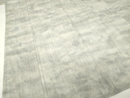 平和屋着物▽本場結城紬 重要無形文化財 単衣 100亀甲 霞亀甲文 正絹 逸品 AABG7658ck