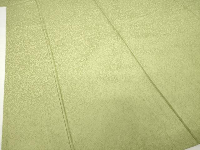 平和屋着物▽本草木染作家 瑞鳳 色無地 単衣 柳茶色 正絹 逸品 AABG7660ck