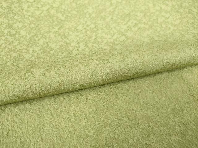 平和屋着物▽本草木染作家 瑞鳳 色無地 単衣 柳茶色 正絹 逸品 AABG7660ck