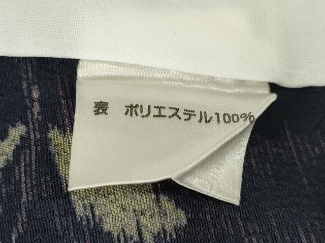平和屋着物▽小紋 単衣 麻の葉花丸文 洗える着物 AABG7663ck
