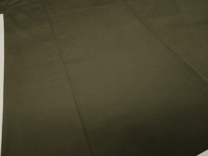平和屋着物▽男性　お召　単衣　色無地　檳榔子染色　正絹　逸品　AABG7664ck