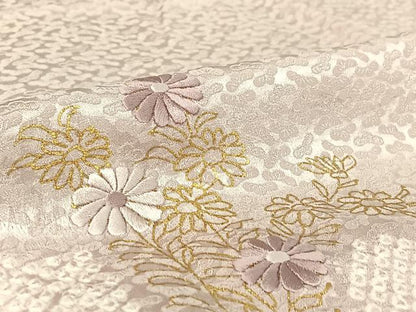 平和屋着物▽訪問着 単衣 絞り 刺繍 亀甲花文 金彩 正絹 逸品 AABG7685jh