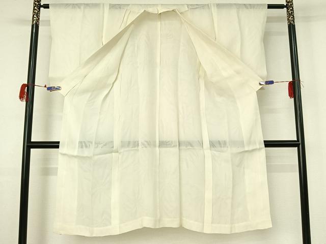 平和屋着物＊夏物 長襦袢 象牙色 麻 逸品 AABG7692jh