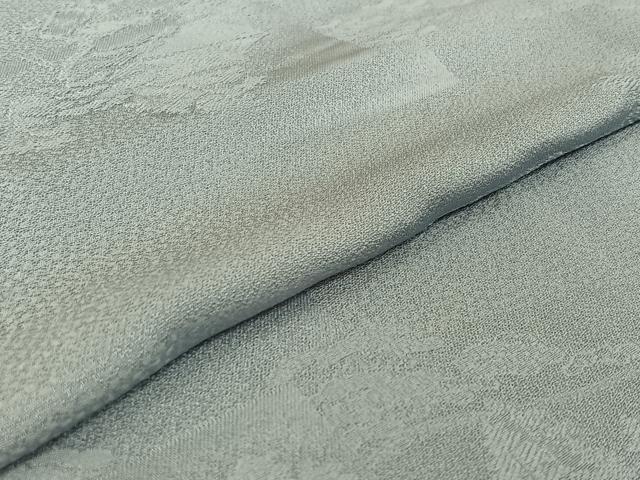 平和屋着物▽上質な色無地 単衣 風景地紋 浅縹色 正絹 逸品 AABG7693jh