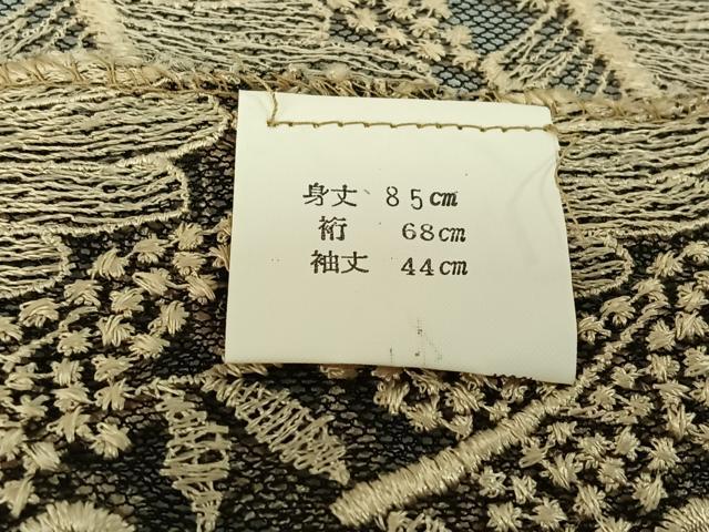 平和屋着物▽道行コート スリーシーズン 春夏秋 塵除け 南天文 AABG7699jh