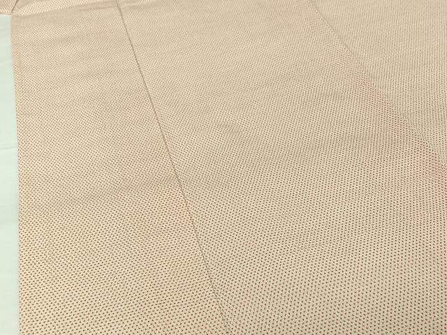 平和屋着物▽本塩沢 単衣 蚊絣 正絹 逸品 AABG7710jh