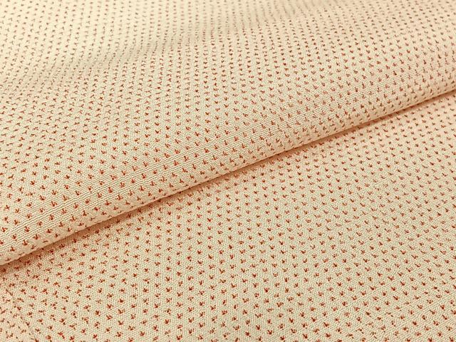 平和屋着物▽本塩沢 単衣 蚊絣 正絹 逸品 AABG7710jh