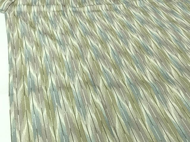 平和屋着物▽小紋 単衣 矢絣文 洗える着物 AABG7711jh
