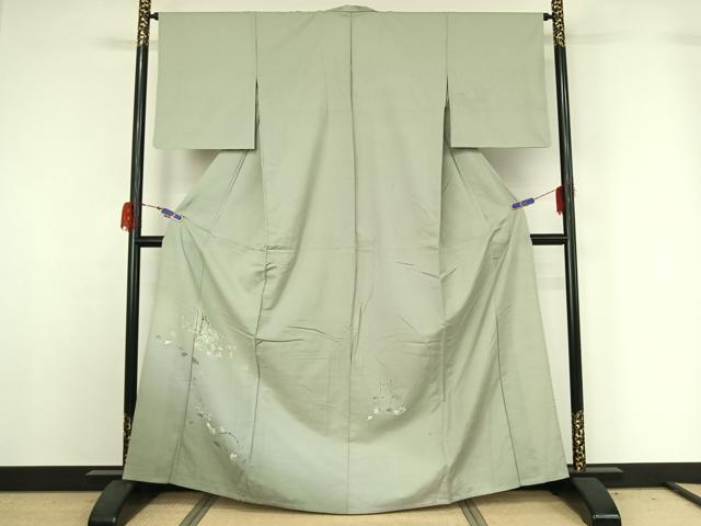 平和屋着物▽訪問着 単衣 作家物 花籬文 正絹 逸品 AABG7730jh