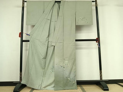 平和屋着物▽訪問着 単衣 作家物 花籬文 正絹 逸品 AABG7730jh