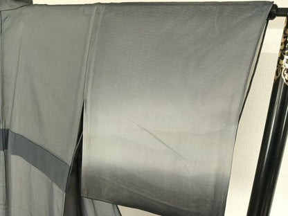 平和屋着物▽訪問着　無双　紗袷　紗×絽　風景文　暈し染め　正絹　逸品　AABG7733jh