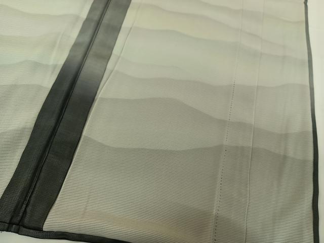 平和屋着物▽訪問着　無双　紗袷　紗×絽　風景文　暈し染め　正絹　逸品　AABG7733jh