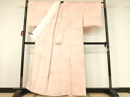 平和屋着物▽上質な小紋 単衣 作家物 霞文 正絹 逸品 AABG7746jh