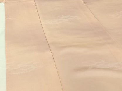 平和屋着物▽上質な小紋 単衣 作家物 霞文 正絹 逸品 AABG7746jh