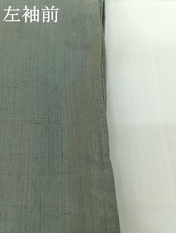 平和屋着物▽上質な紬 単衣 絞り 手描き 辻が花 正絹 逸品 AABG7748jh