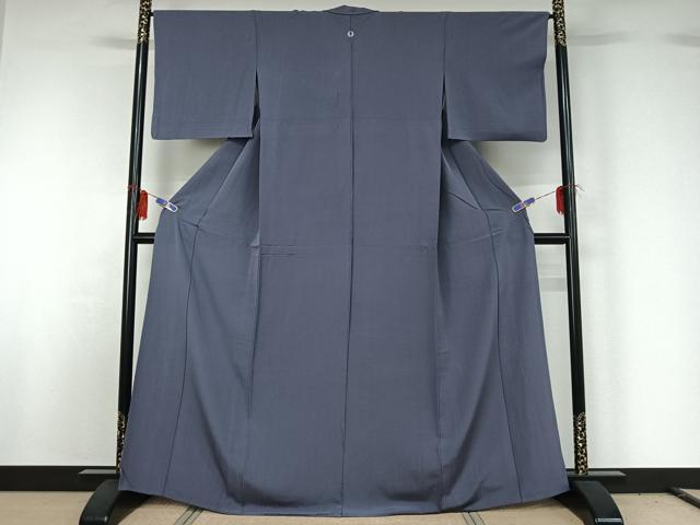 平和屋着物▽上質な色無地 単衣 紅掛花色 正絹 逸品 AABG7754jh