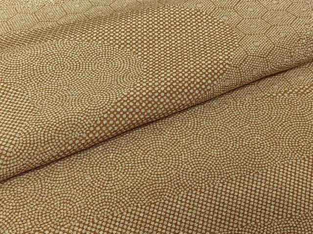 平和屋着物▽江戸小紋 単衣 流水亀甲文 正絹 逸品 AABG7755jh