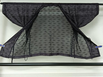 平和屋着物▽道中着 スリーシーズン 春夏秋 塵除け 変わり縞 AABG7757jh