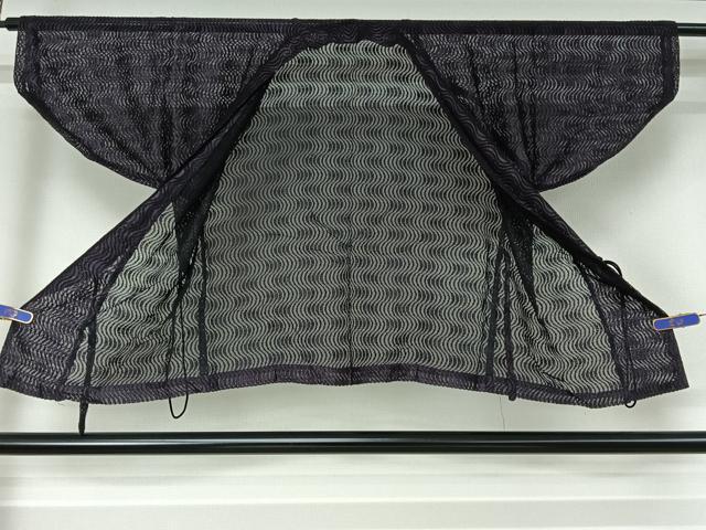 平和屋着物▽道中着 スリーシーズン 春夏秋 塵除け 変わり縞 AABG7757jh
