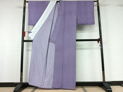 平和屋着物▽小紋 単衣 霞文 洗える着物 AABG7762jh
