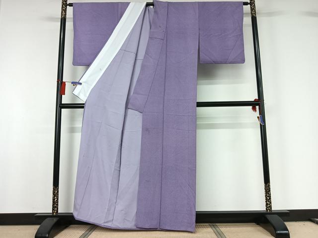平和屋着物▽小紋 単衣 霞文 洗える着物 AABG7762jh