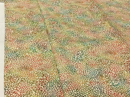 平和屋着物▽上質な小紋 単衣 花尽くし文 正絹 逸品 AABG7786jh