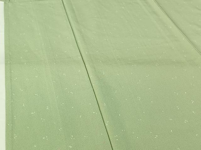平和屋着物▽上質な小紋 単衣 箔散らし文 正絹 逸品 AABG7791jh