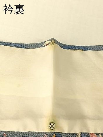 平和屋着物▽上質な小紋 単衣 幾何学文様 鬼しぼ縮緬 正絹 逸品 AABG7792jh