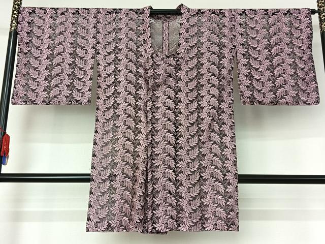 平和屋着物▽道中着　スリーシーズン　春夏秋　塵除け　草花文　AABG7796jh