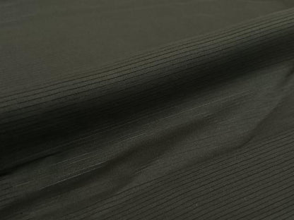平和屋着物▽男性 羽織 黒紋付 スリーシーズン 春夏秋 暗黒色 正絹 逸品 AABG7800jh