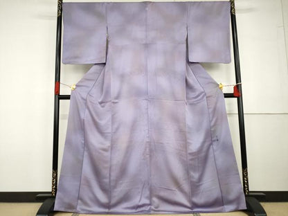 平和屋着物●横山登士子　小紋　霞文　暈し染め　正絹　逸品　AABG7807cs