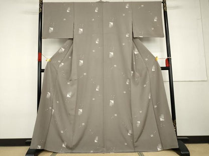 平和屋着物●上質な小紋　源氏香花文　正絹　逸品　AABG7811cs