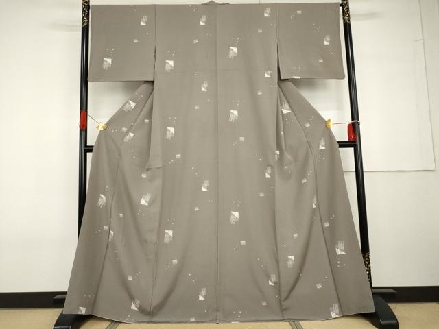 平和屋着物●上質な小紋　源氏香花文　正絹　逸品　AABG7811cs