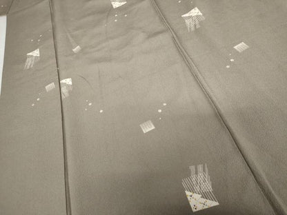 平和屋着物●上質な小紋　源氏香花文　正絹　逸品　AABG7811cs