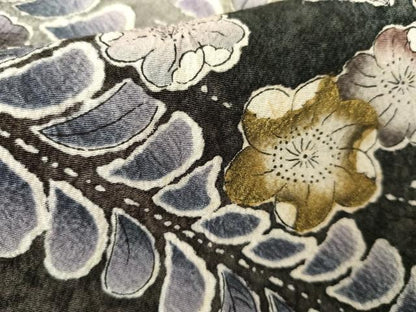 平和屋着物●訪問着　辻が花　暈し染め　金彩　正絹　逸品　AABG7813cs
