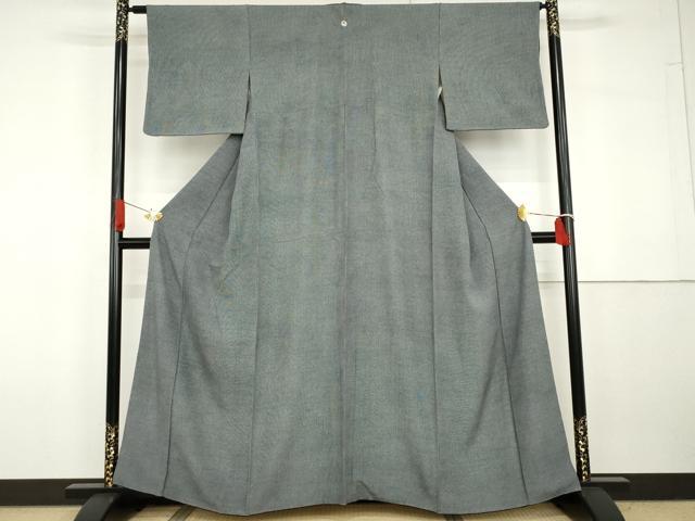 平和屋着物●江戸小紋　内田秀一　角通し　正絹　逸品　AABG7817cs