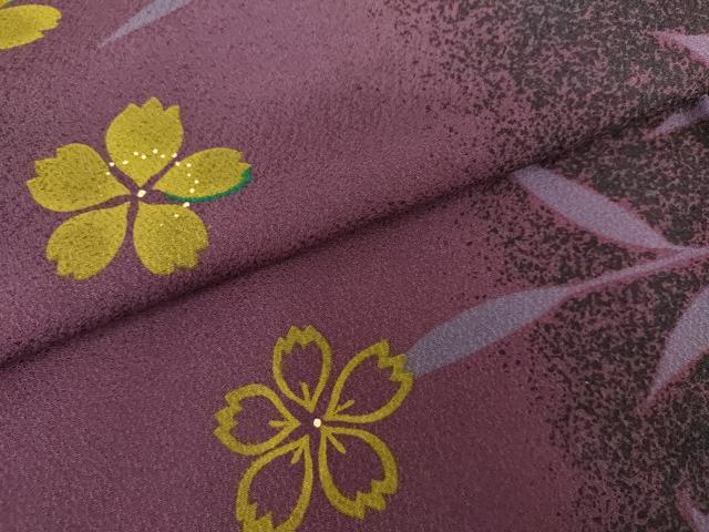 平和屋着物●豪華振袖　舞花枝葉間道　金彩　正絹　逸品　AABG7818cs