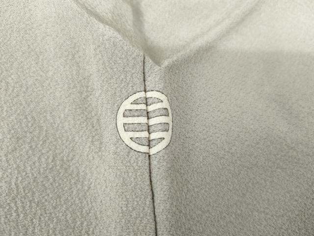平和屋着物●上質な色無地　暁鼠色　正絹　逸品　AABG7845cs