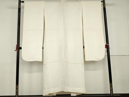平和屋着物●振袖用長襦袢　無双仕立て　紗綾形地紋　正絹　逸品　AABG7847cs