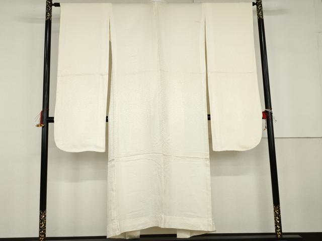 平和屋着物●振袖用長襦袢　無双仕立て　紗綾形地紋　正絹　逸品　AABG7847cs