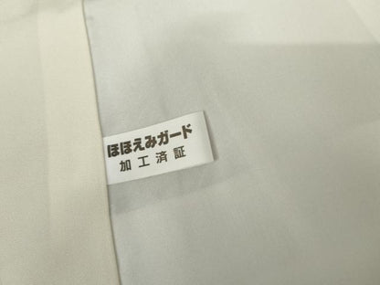 平和屋着物●訪問着　草花文　暈し染め　正絹　逸品　未使用　AABG7861cs