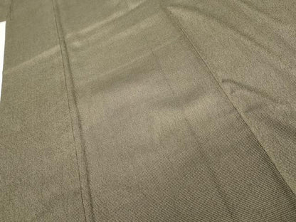 平和屋着物●やまだ織　本塩沢　正絹　逸品　AABG7904cs