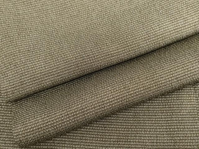 平和屋着物●やまだ織　本塩沢　正絹　逸品　AABG7904cs