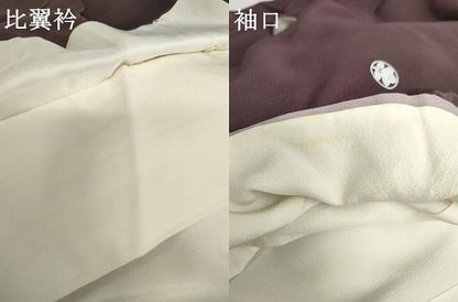 平和屋着物●人間国宝　福田喜三郎　色留袖　中国三大刺繍　相良刺繍　鏡裏鳳凰花蝶文　暈し染め　金糸　金彩　正絹　逸品　AABG7983cs