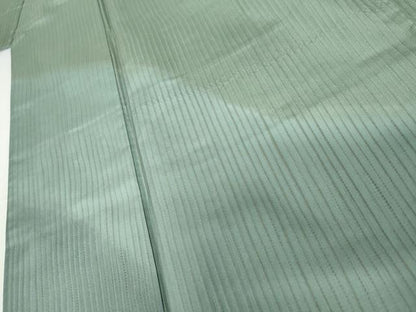 平和屋着物●本場大島紬　染大島　訪問着　よろけ斜縞　正絹　逸品　AABG7992cs