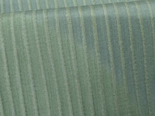平和屋着物●本場大島紬　染大島　訪問着　よろけ斜縞　正絹　逸品　AABG7992cs