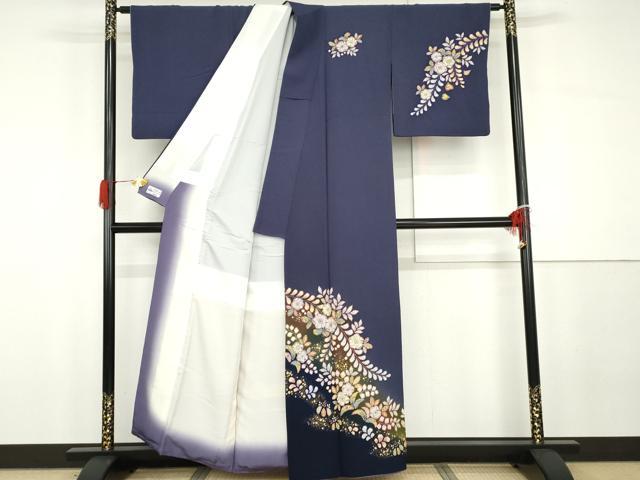 平和屋着物●越後十日町の一流染匠　桐屋・翠山工房　訪問着　辻が花　暈し染め　金彩　やまと誂製　正絹　逸品　AABG7996cs